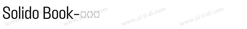 Solido Book字体转换 Solido Book字体转换